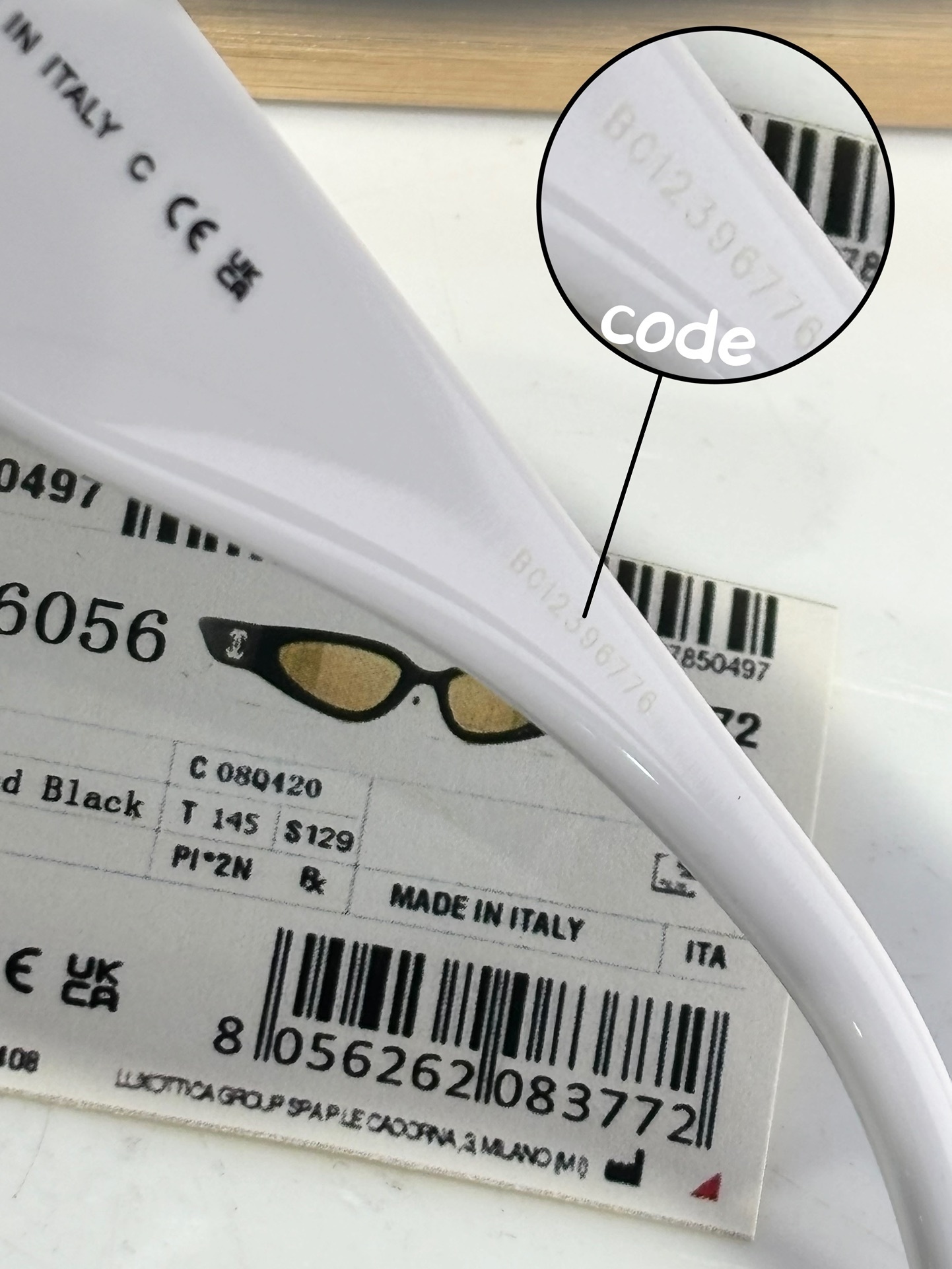 Chanel OCH6056 Polarized Cat Eye Sunglasses - Luxury Italian Eyewear