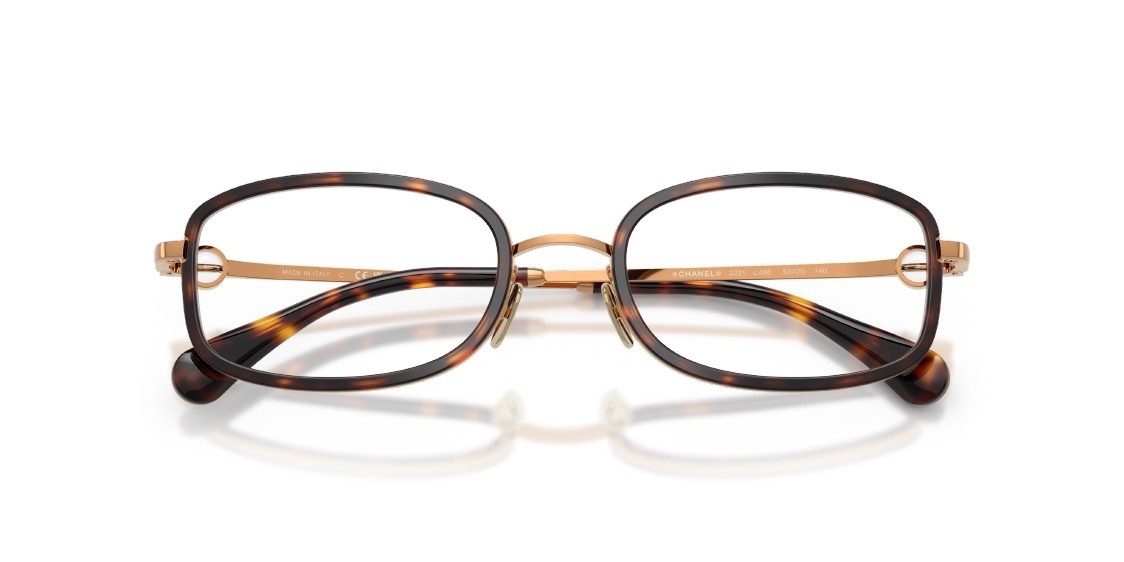 Chanel 2221 Luxury Designer Rectangular Eyeglasses Frames