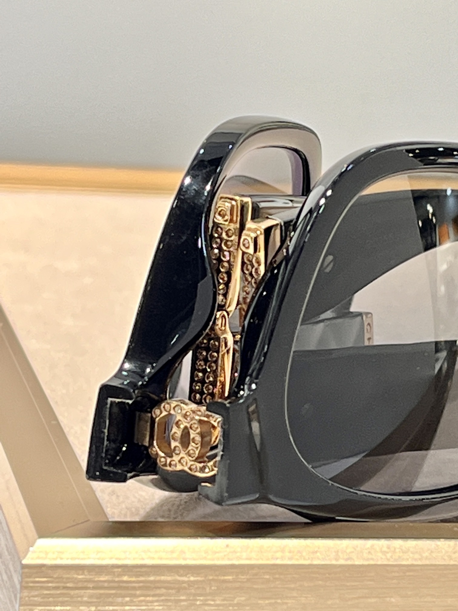 Chanel Foldable Square Sunglasses - Gray Acetate & Gradient Lenses