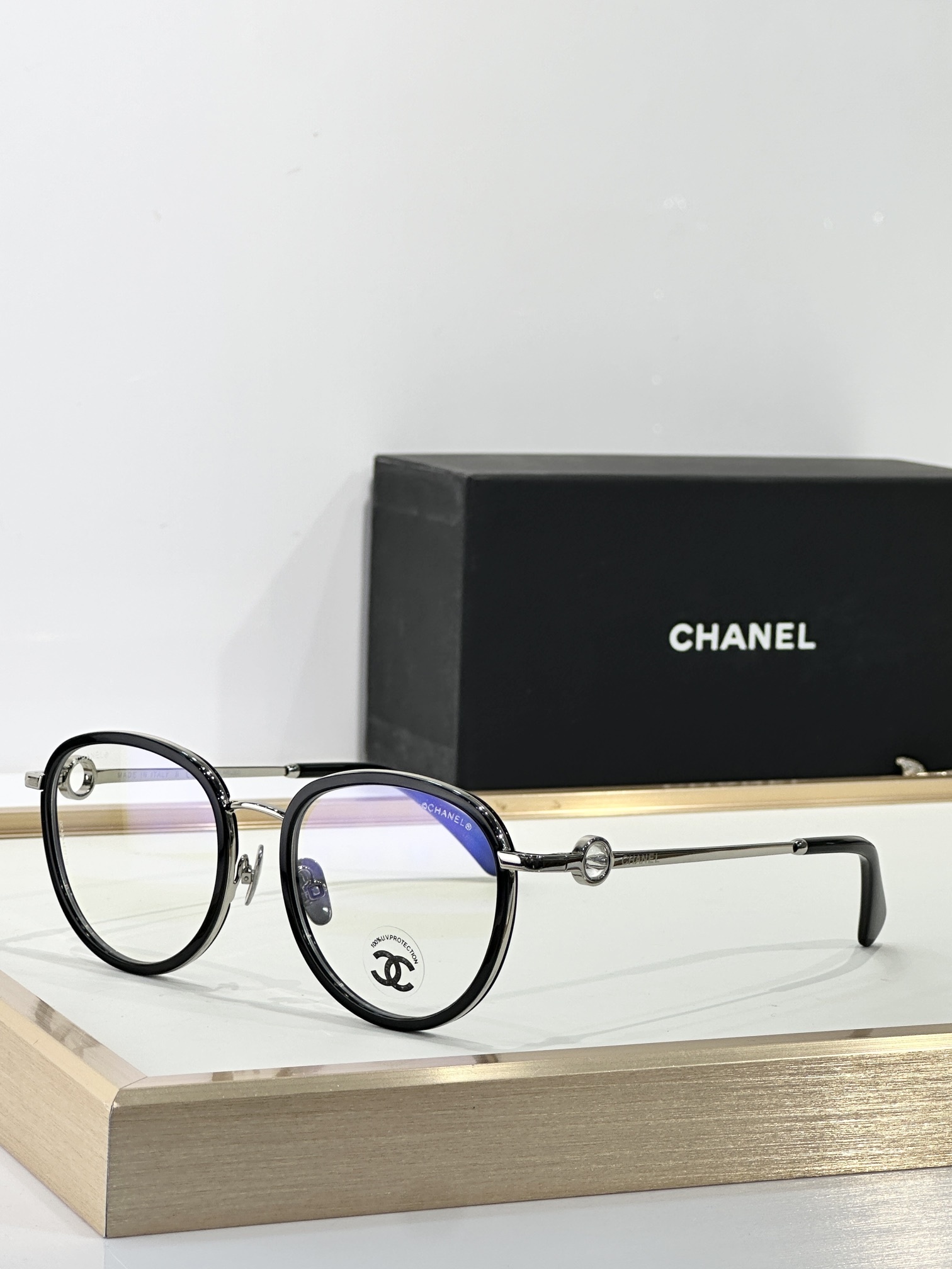 Chanel Luxury Round Eyeglasses Frame - Elegant Designer Optical