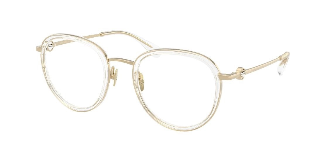 Chanel Luxury Round Grey Optical Glasses - Silver Temples