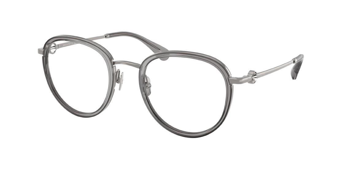 Chanel Luxury Round Grey Optical Glasses – Silver Temples