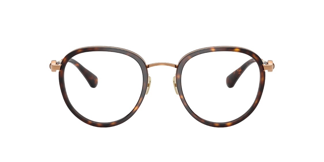 Chanel Round Clear & Gold Metal Eyeglasses - Luxury Designer Frames