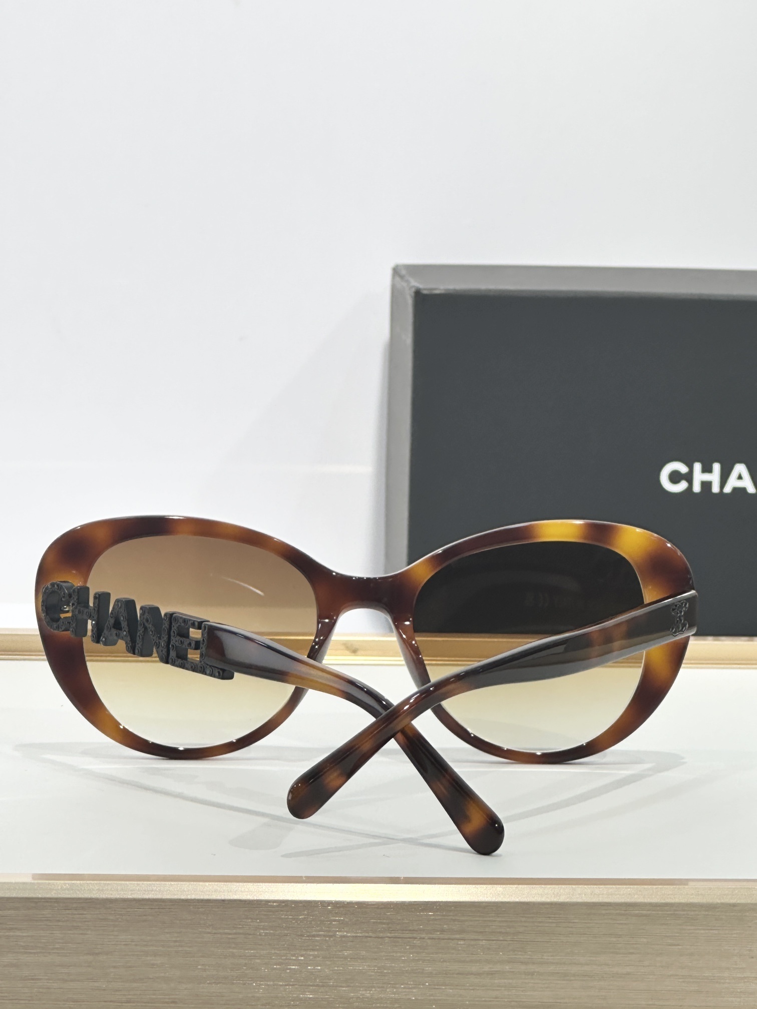 Chanel Signature Logo Oval Sunglasses - Luxury Women's Eyewear