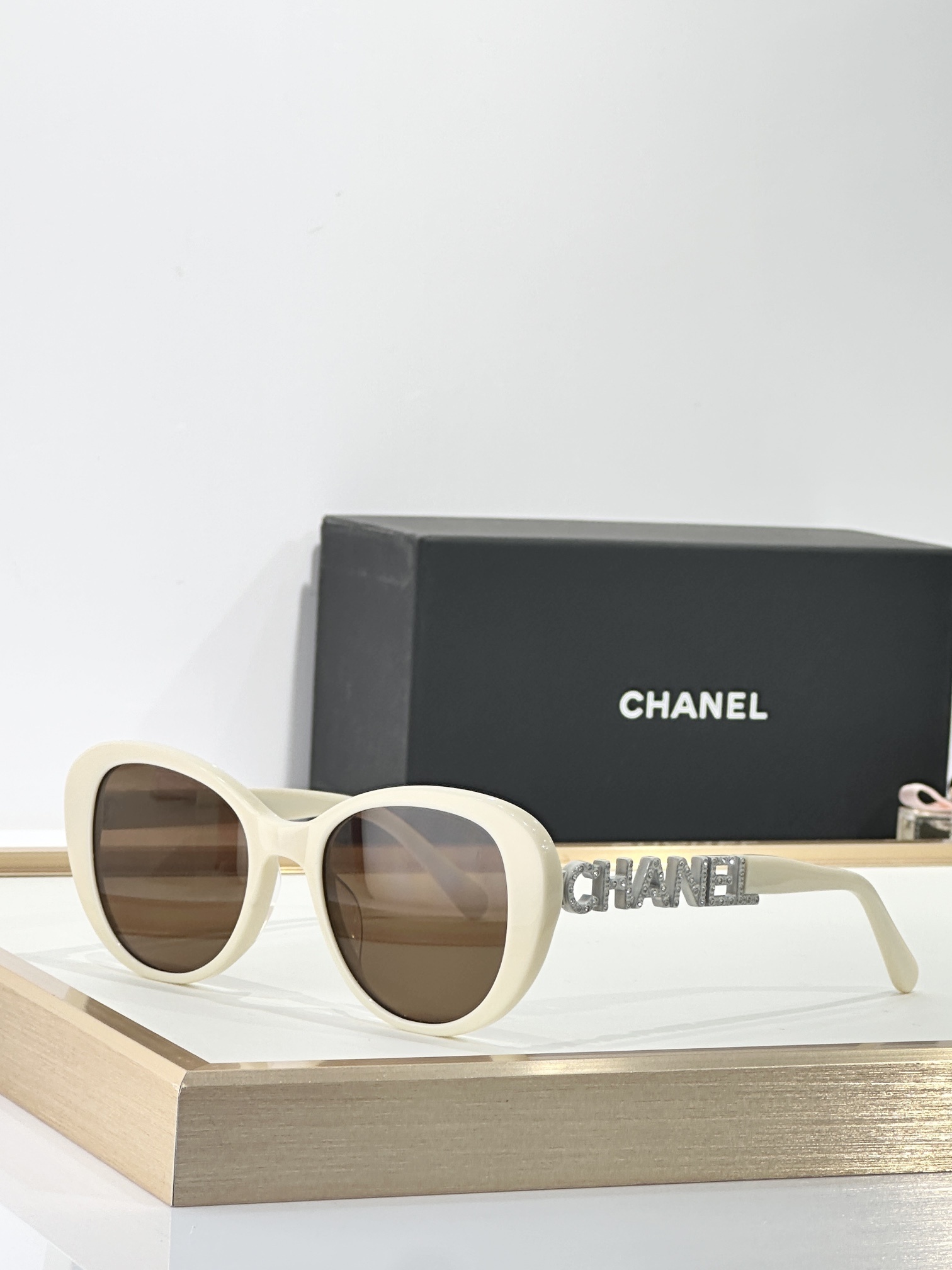 Chanel Signature Logo Oval Sunglasses - Luxury Women's Eyewear