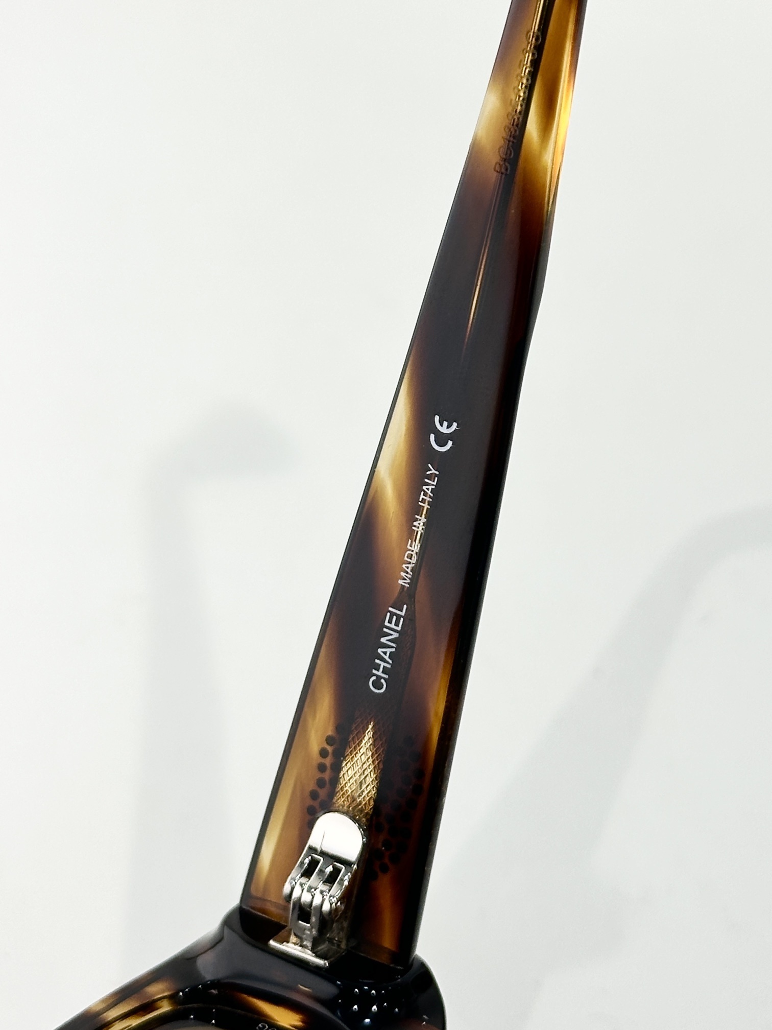 Chanel Rectangular Sunglasses with Crystal CC Logo - Luxury Eyewear