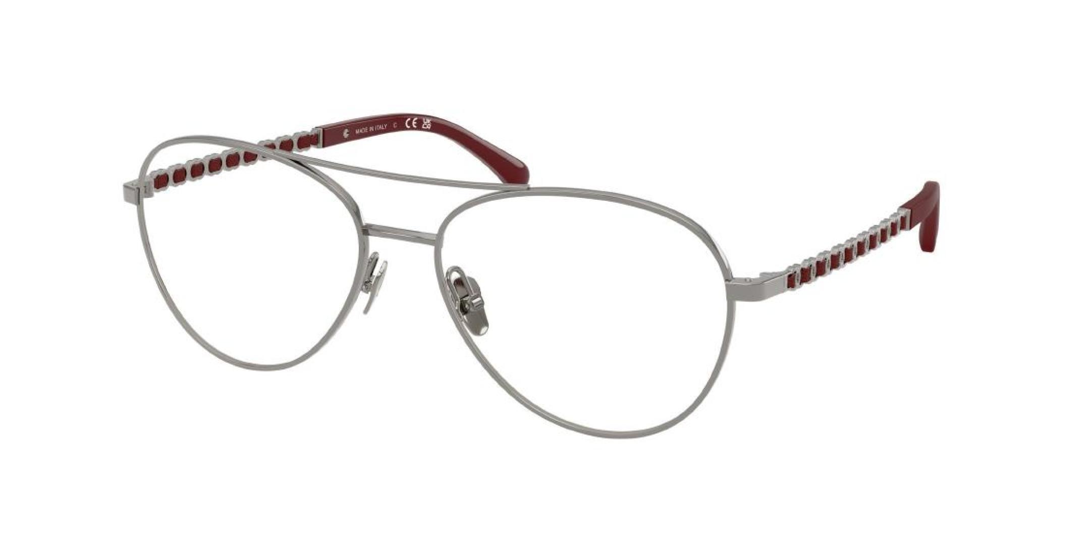 Chanel Gold Pilot Eyeglasses with Interwoven Chain Detail