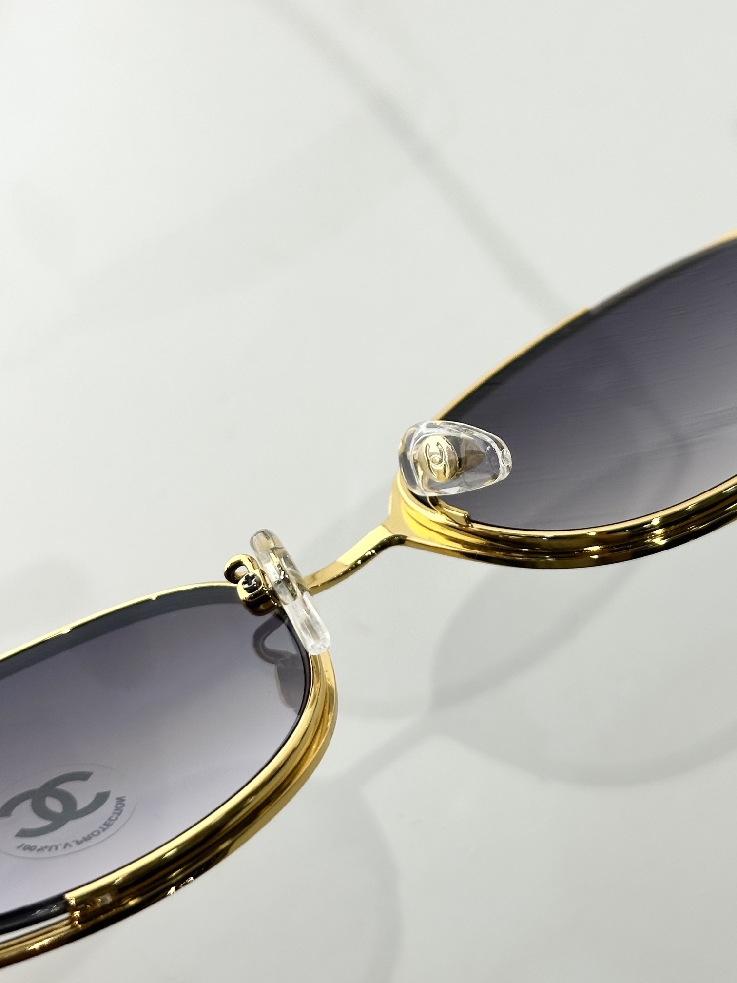 Chanel Vintage Oval Sunglasses - Iconic CC Logo Luxury Eyewear