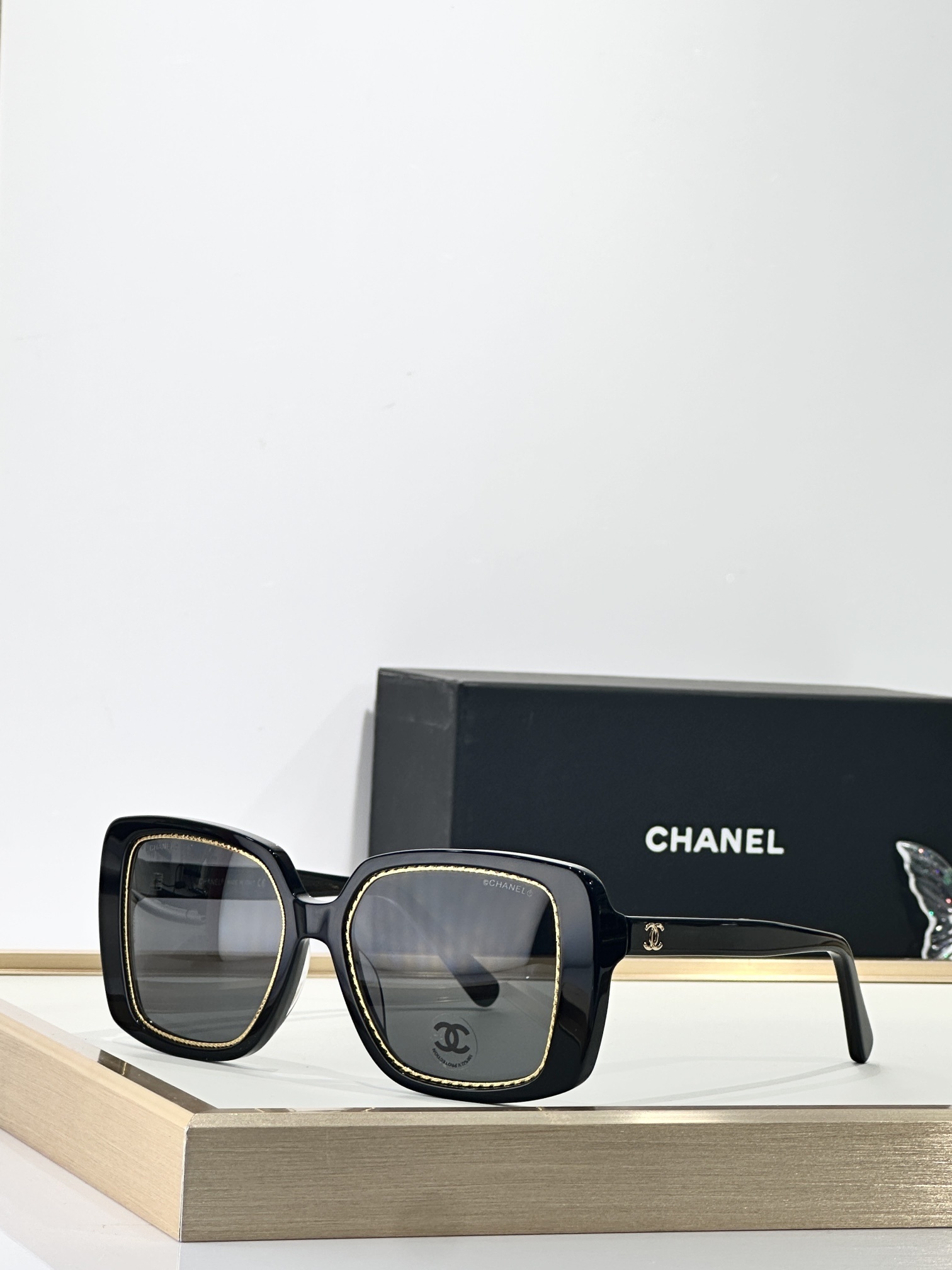 Chanel Oversized Square Sunglasses - Designer Luxury Eyewear