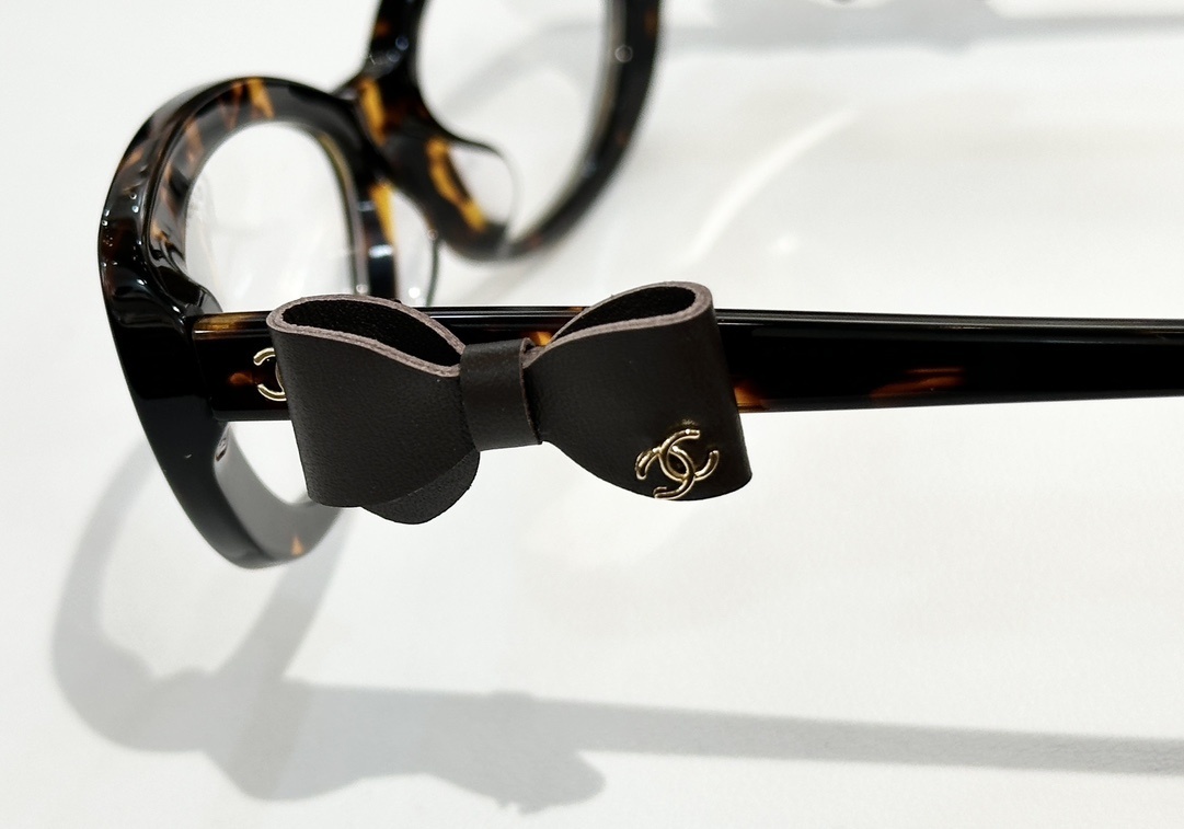 Chanel Cat-Eye Bow Ribbon Eyeglasses - Luxury Designer Frames