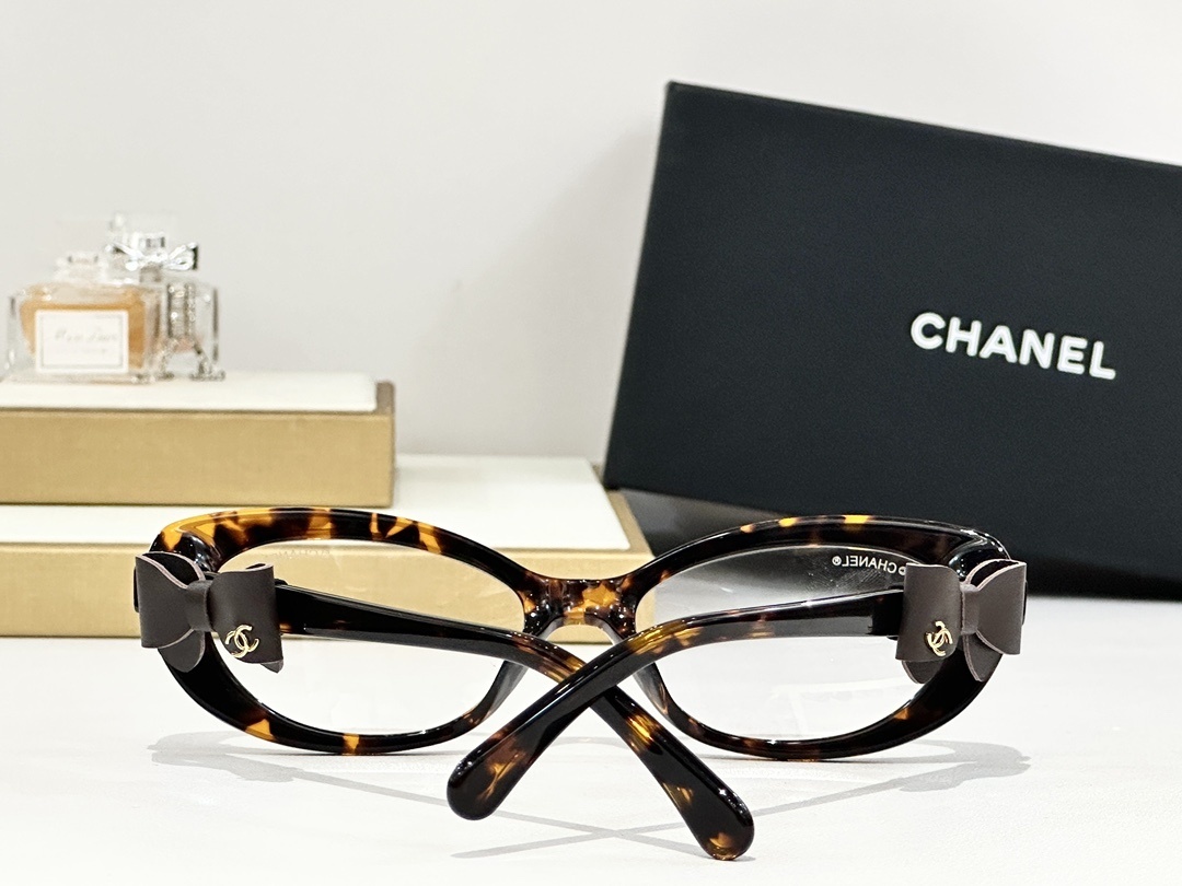 Chanel Cat-Eye Bow Ribbon Eyeglasses - Luxury Designer Frames