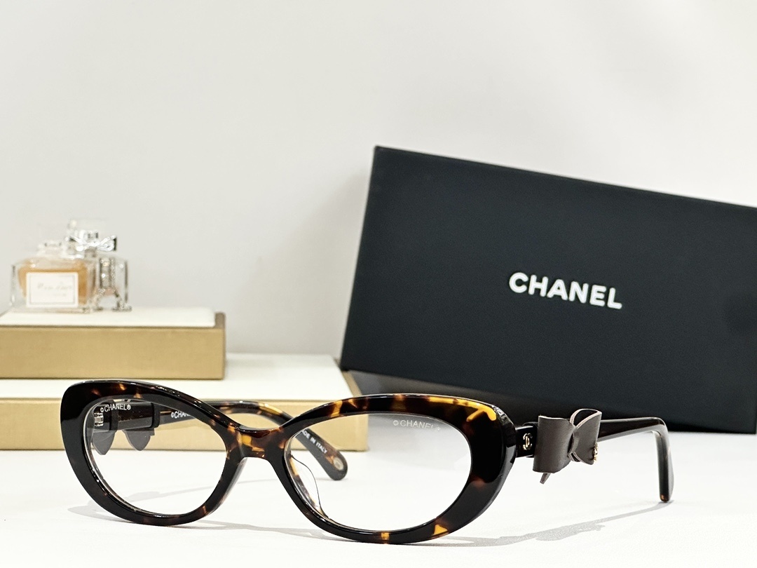 Chanel Cat-Eye Bow Ribbon Eyeglasses - Luxury Designer Frames
