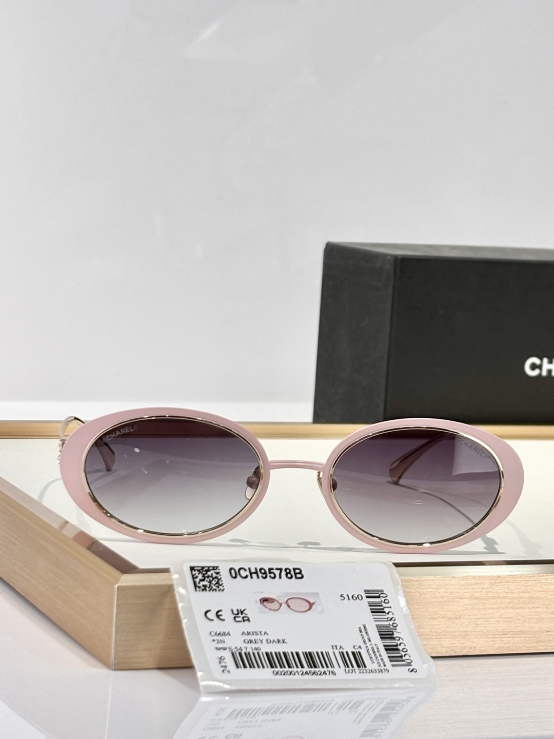 Chanel 0CH9578B Oval Sunglasses - Elegant Luxury Designer Eyewear