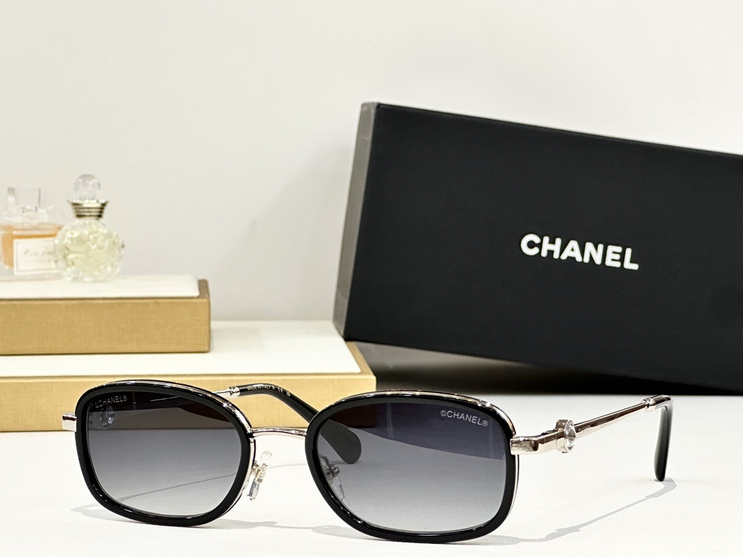 Chanel Luxury Women's Sunglasses - Elegant Gradient Lens Eyewear
