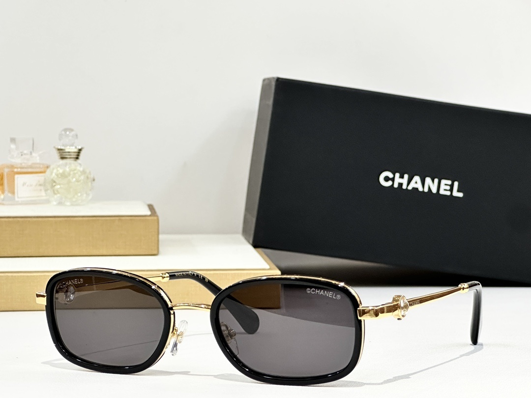 Chanel Luxury Women's Sunglasses - Elegant Gradient Lens Eyewear
