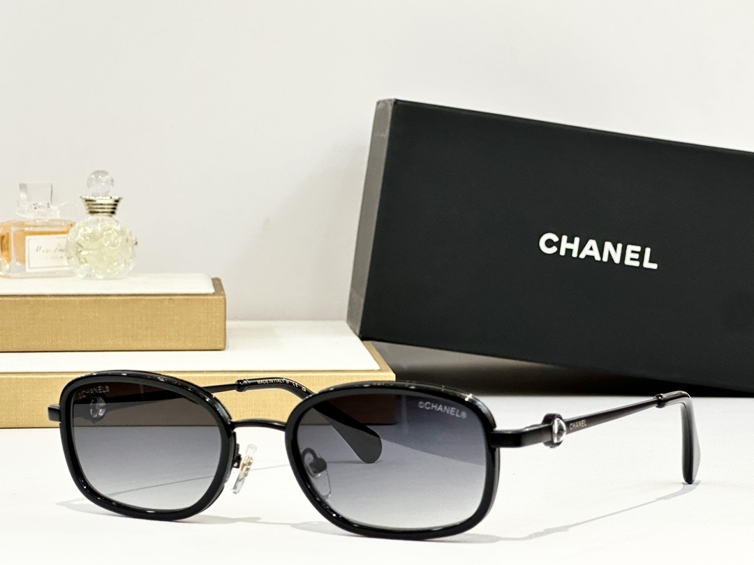 Chanel Luxury Women's Sunglasses - Elegant Gradient Lens Eyewear