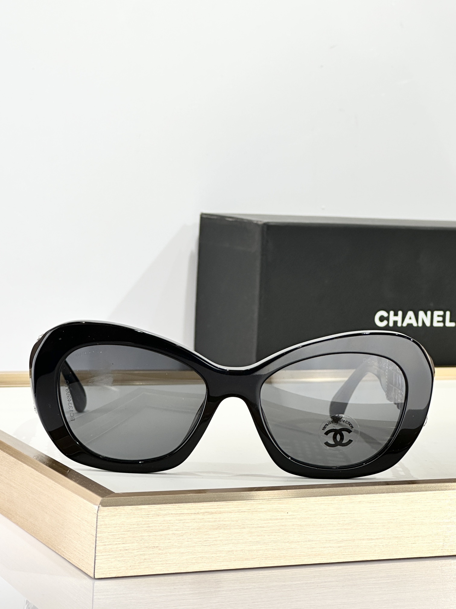 Chanel Luxury Butterfly Sunglasses - Elegant Oversized Eyewear