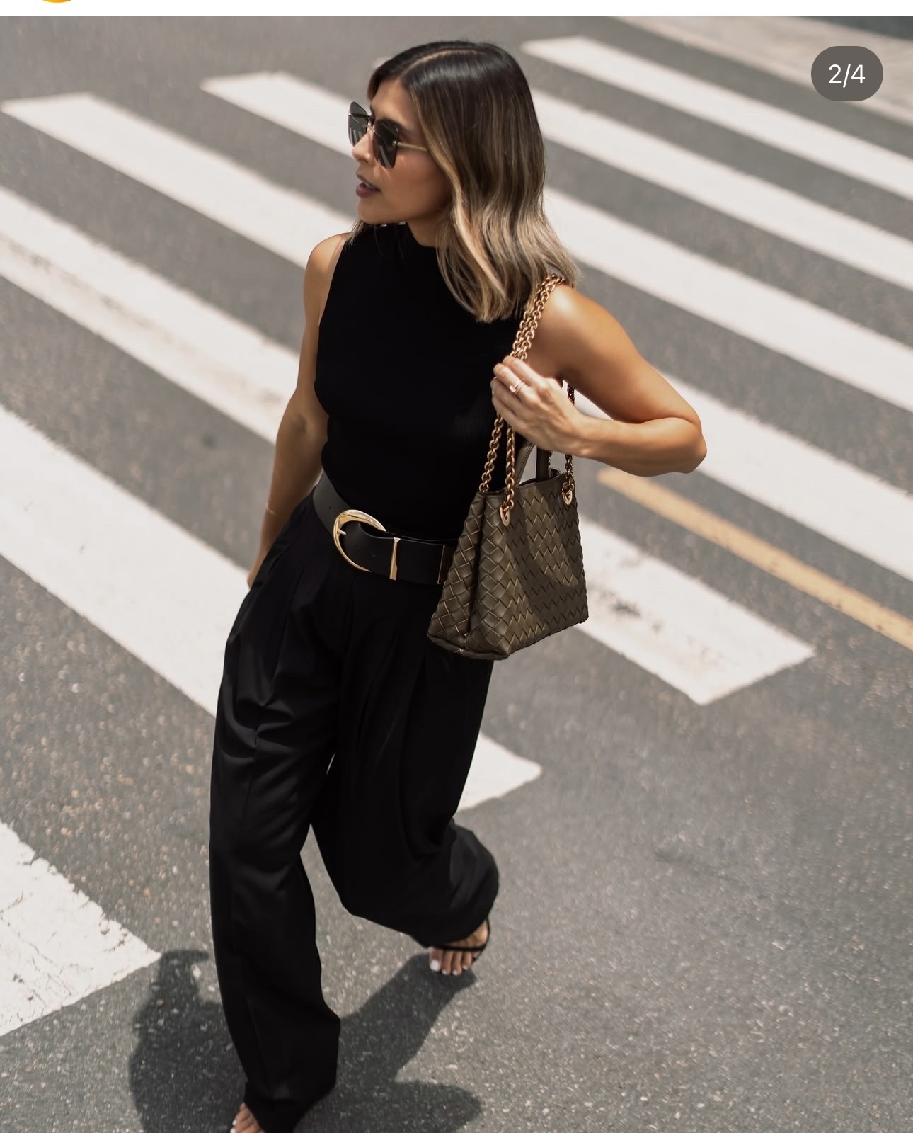 Elegant Black Sleeveless Mock Neck Top - Chic Ribbed Knit Tank
