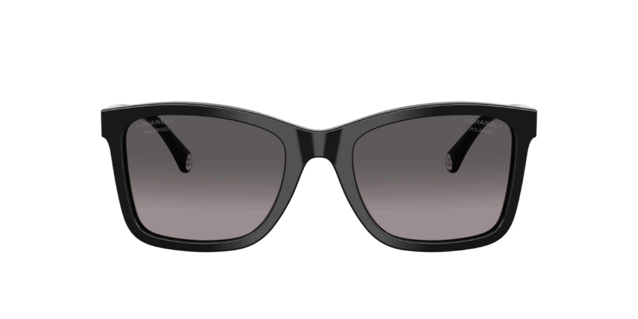 Chanel Square Sunglasses in Translucent Peach with Gradient Lenses