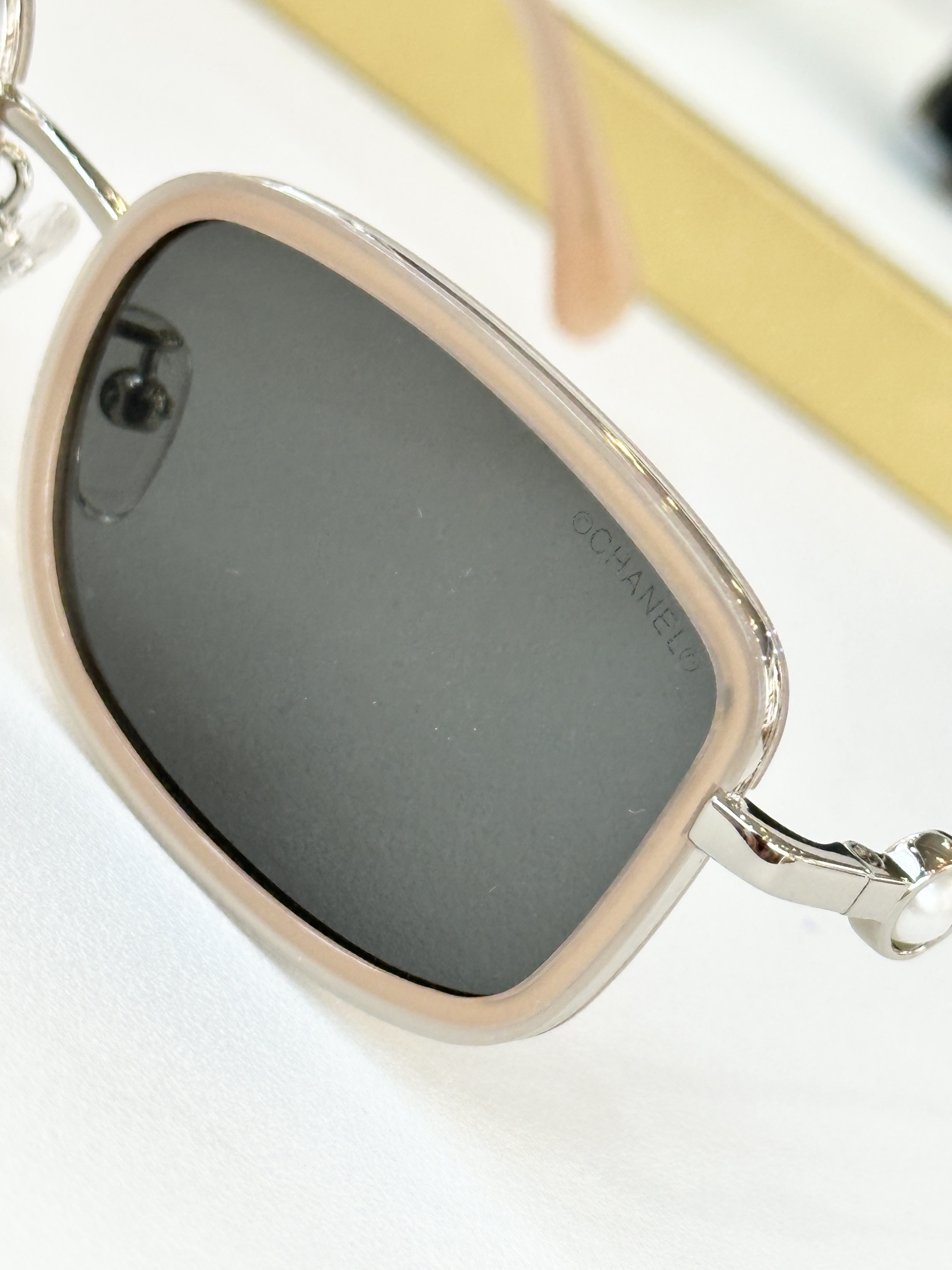 Chanel Square Pearl Sunglasses - Luxury Designer Eyewear for Women