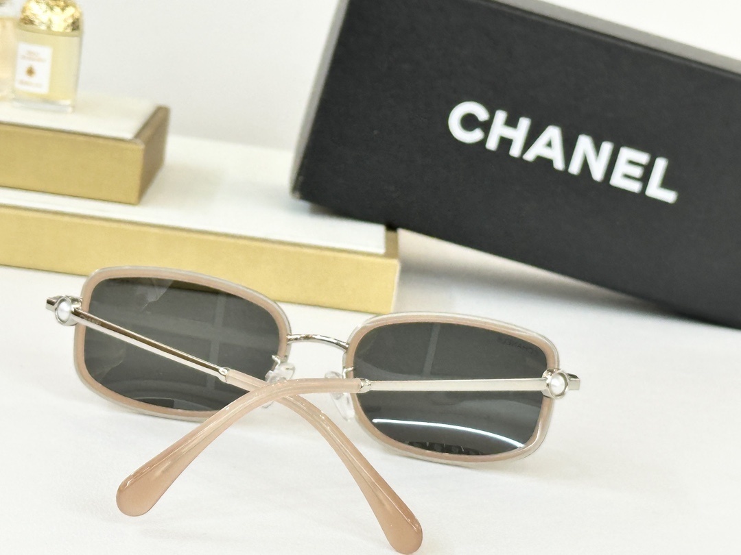 Chanel Square Pearl Sunglasses - Luxury Designer Eyewear for Women