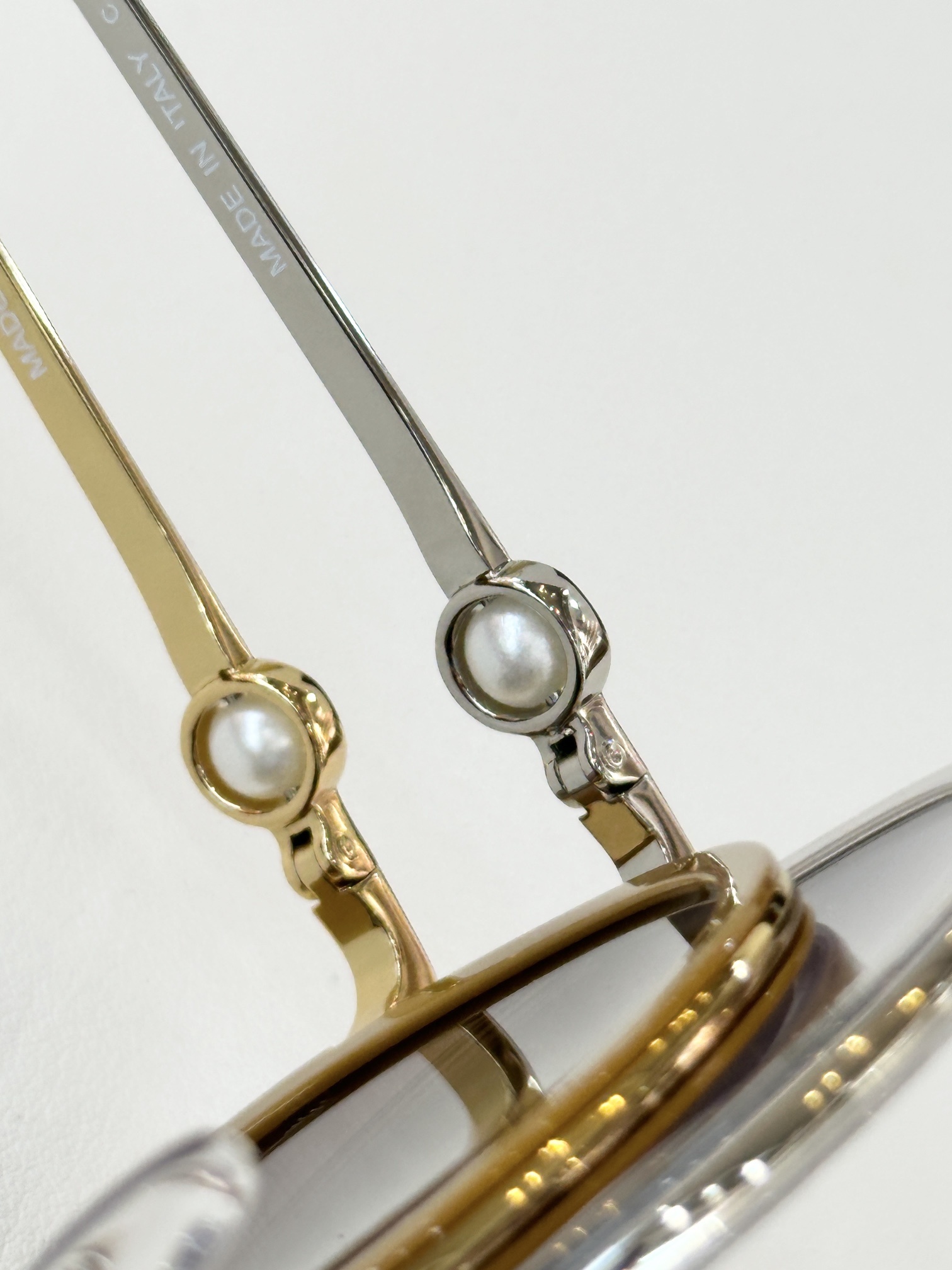 Chanel Women's Luxury Pearl Detail Sunglasses - Elegant Round Frames