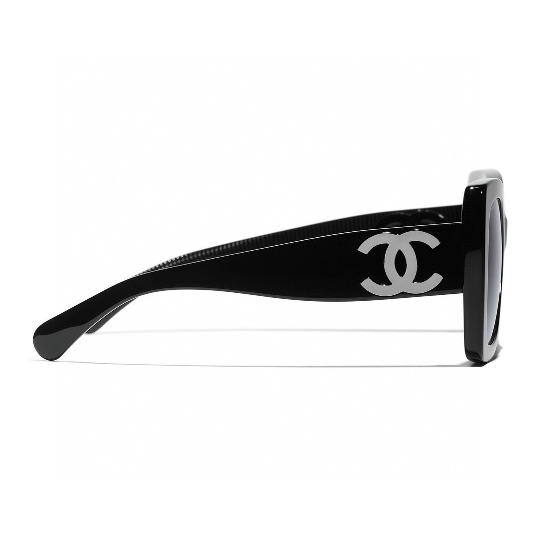 Chanel Black Oversized Square Sunglasses - Luxury Women's Eyewear