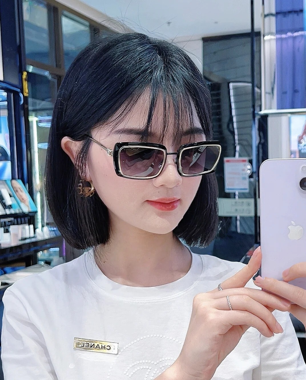 Luxury Pink Square Sunglasses for Women - Trendy UV Protection