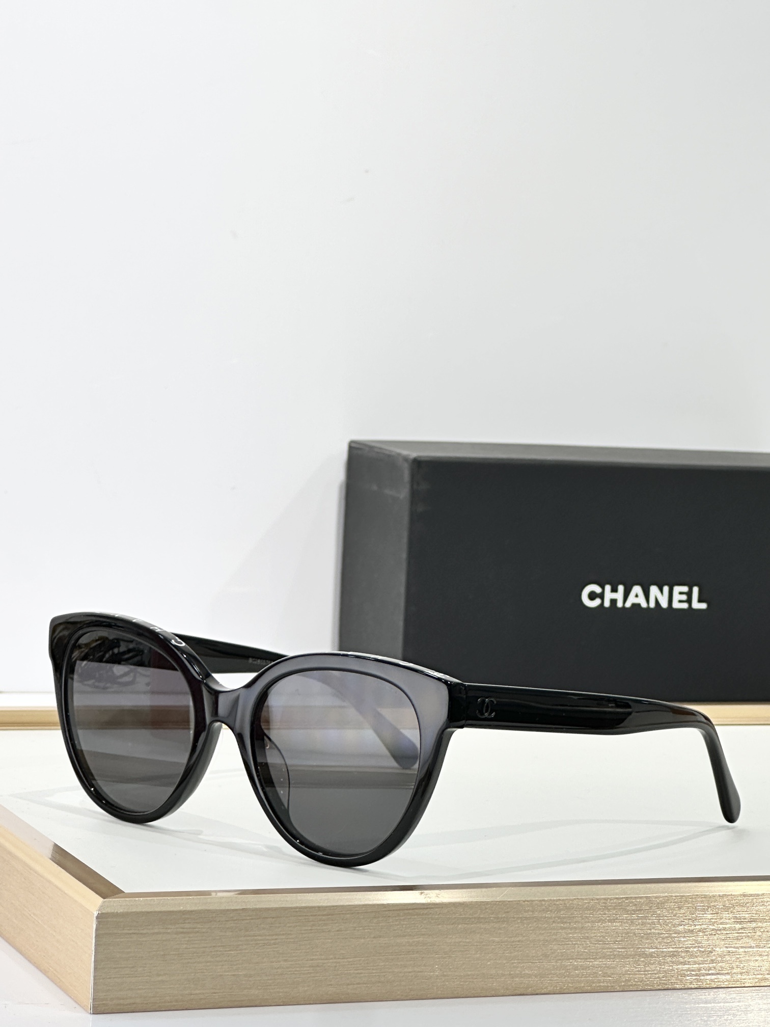 Chanel Luxury Cat Eye Sunglasses for Women - Elegant Designer Eyewear