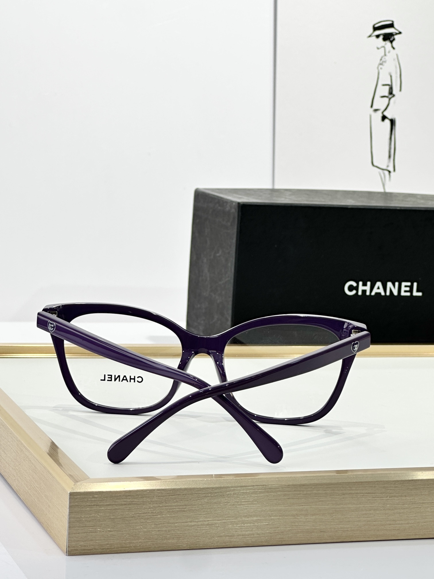 Chanel Women's Elegant Cat-Eye Optical Frames - Premium Eyeglasses
