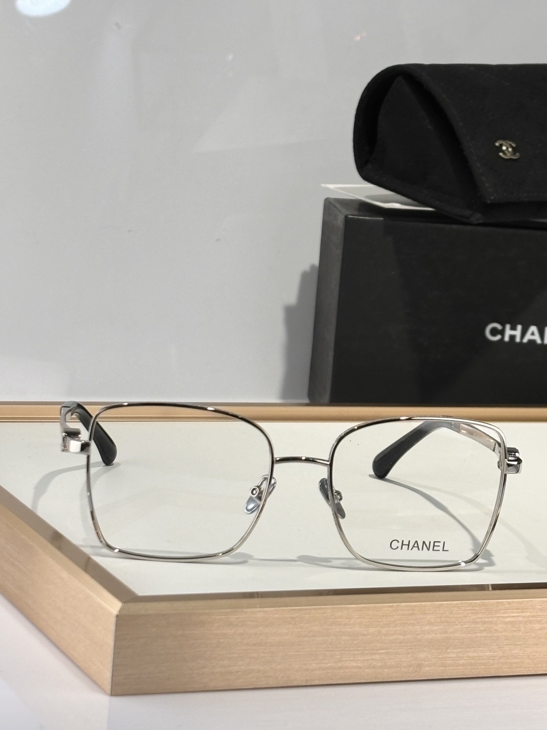 Chanel Square Metal Optical Frames - Luxury Designer Eyeglasses