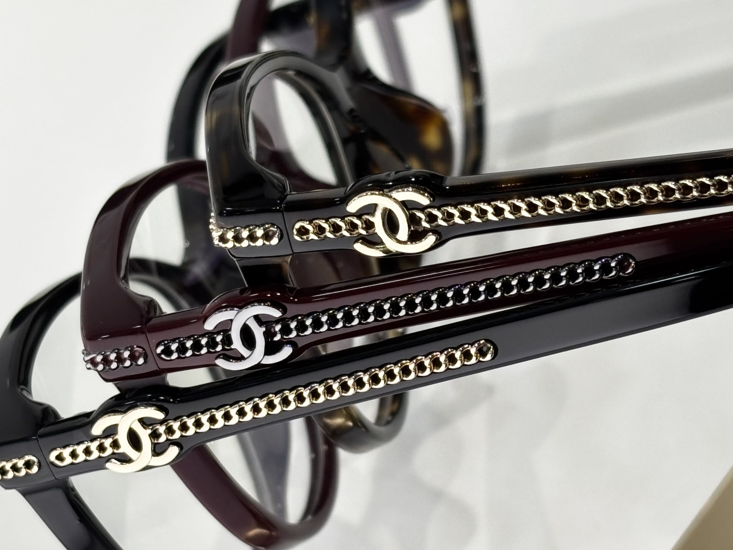 Chanel 0CH3457A Women's Cat-Eye Optical Frames - Elegant Chain Design