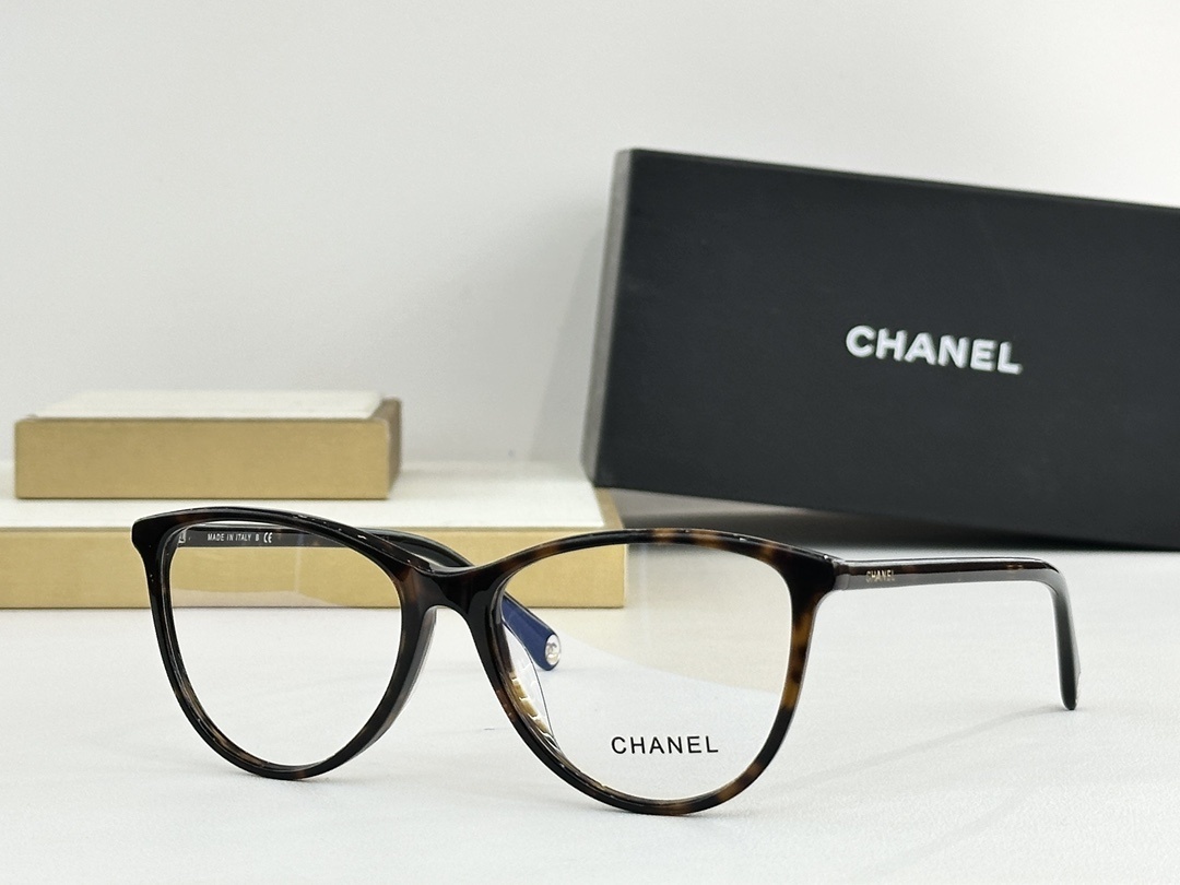 Chanel Luxury Cat-Eye Eyeglass Frames - Designer Optical Eyewear