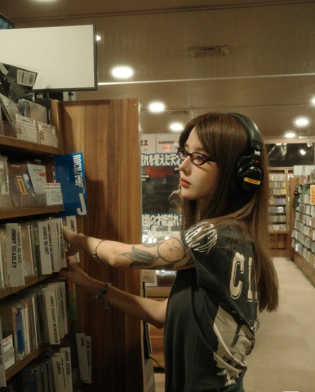 Retro Oval Black Frame Glasses - Y2K Indie Aesthetic Eyewear