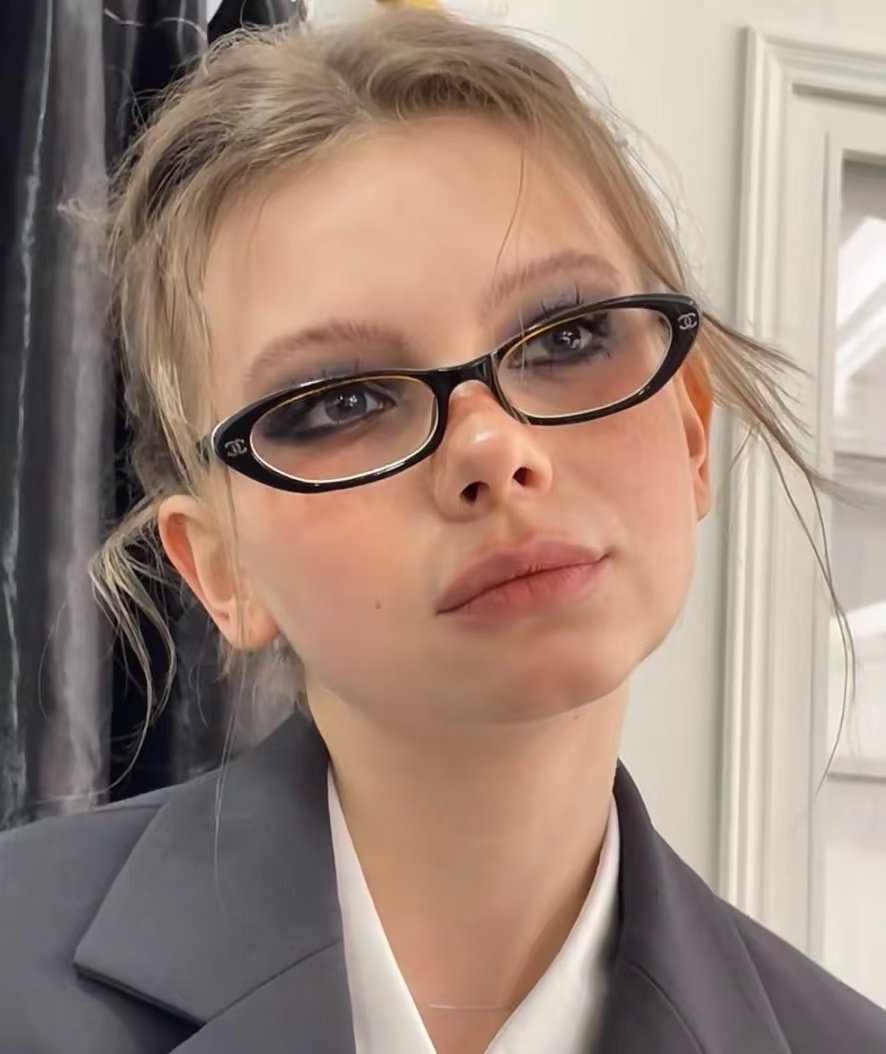 Vintage Chanel Oval Glasses - Chic Office Siren Aesthetic Eyewear