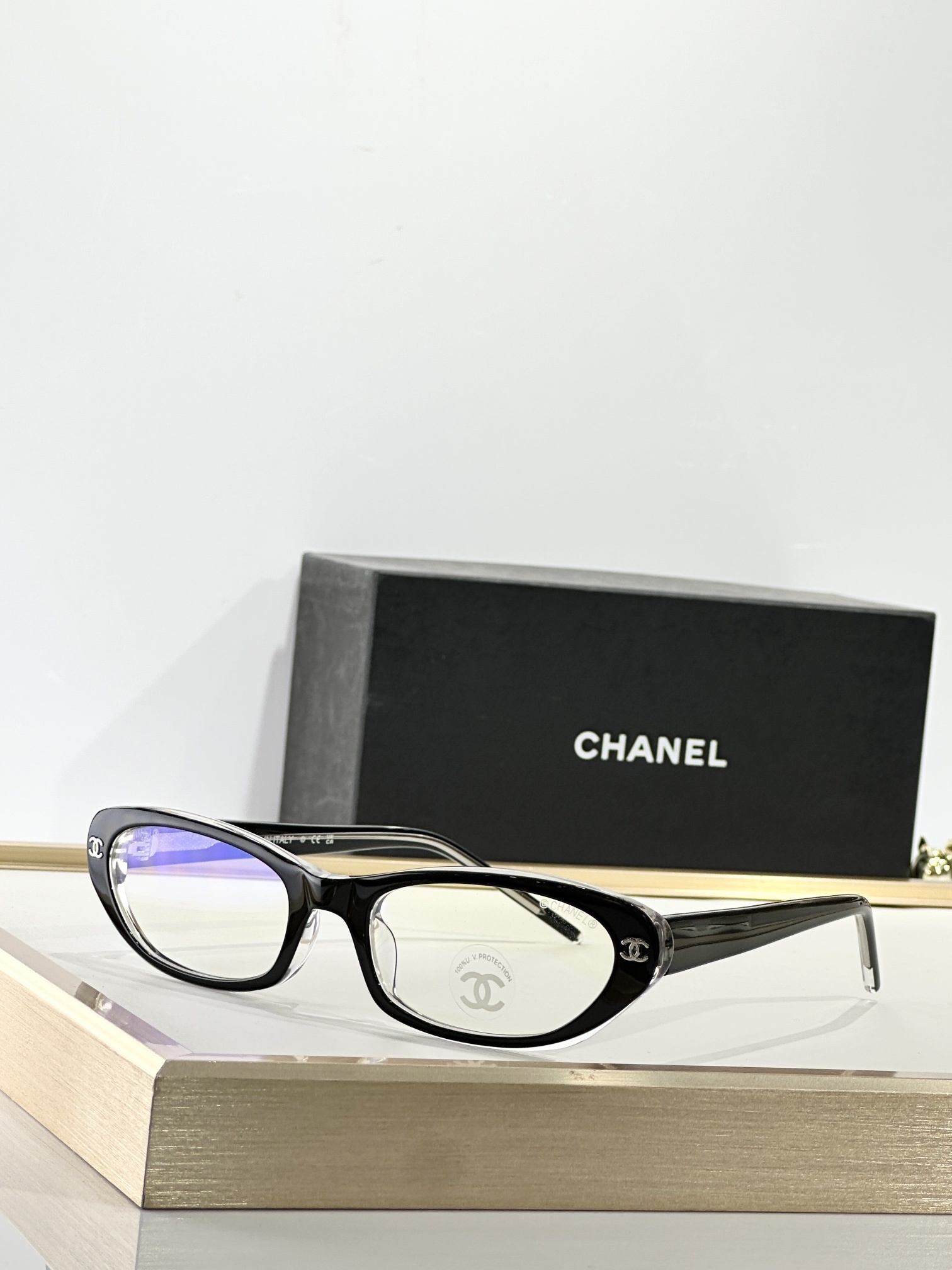 Chanel Luxury Oval Eyeglasses - Blue Light Protection Optical Frames