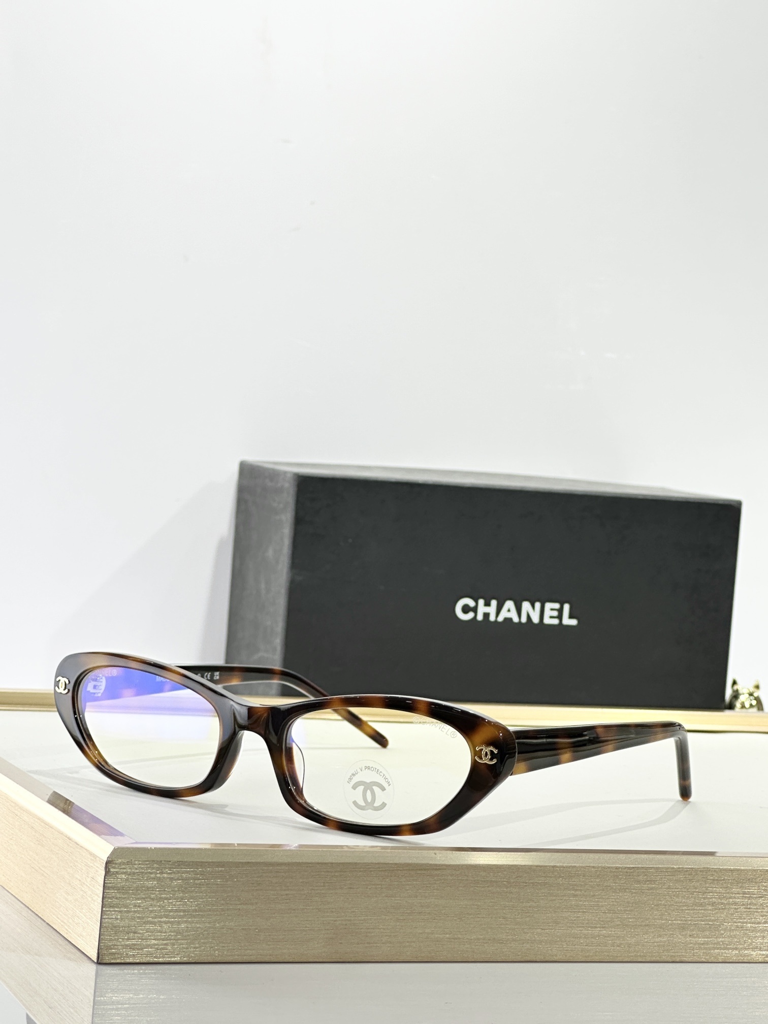 Chanel Luxury Oval Eyeglasses - Blue Light Protection Optical Frames