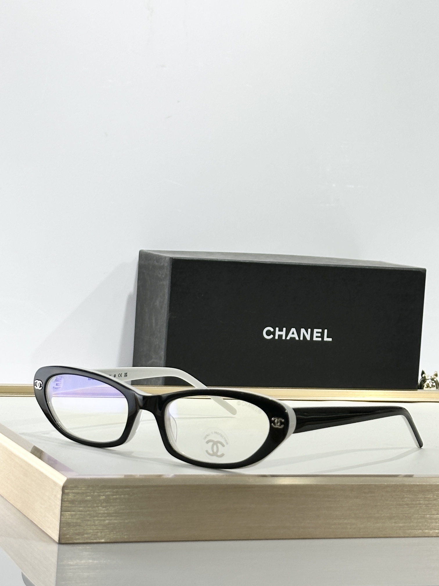 Chanel Luxury Oval Eyeglasses – Blue Light Protection Optical Frames