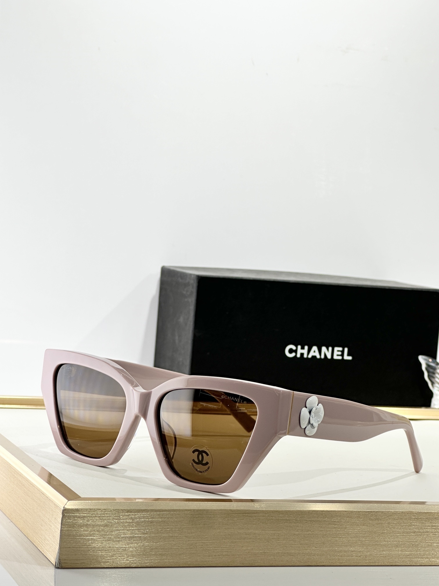 Chanel Camellia Cat-Eye Sunglasses - Luxury Women's Eyewear