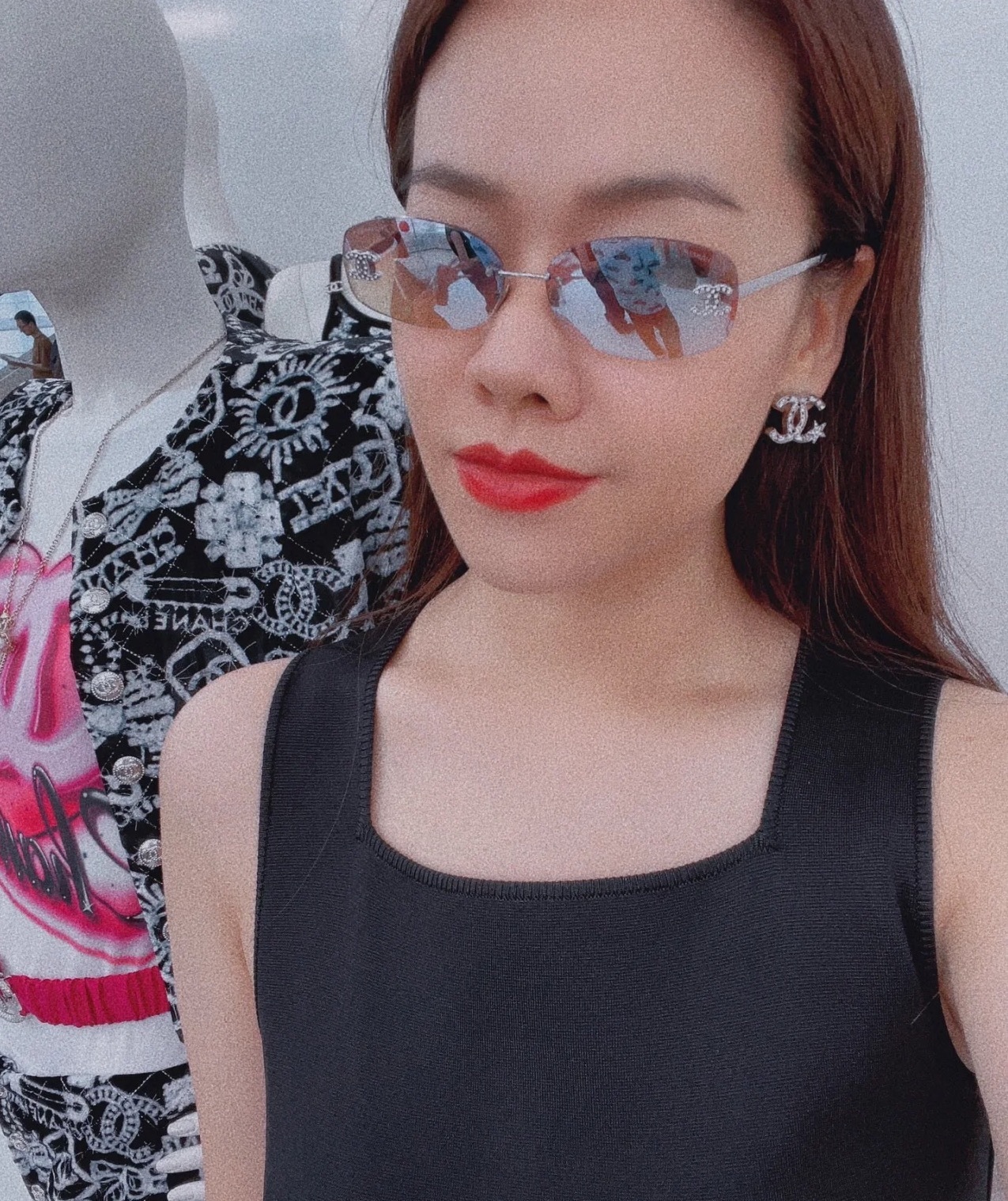 Premium Vintage Rimless Sunglasses - Luxury Y2K Tinted Eyewear