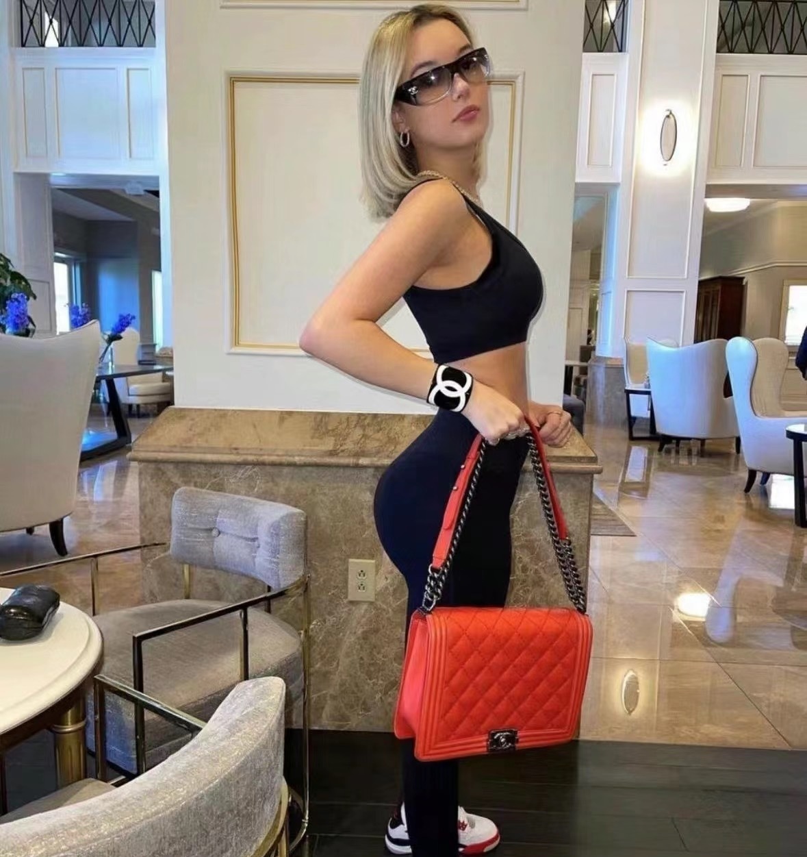 Luxury Oversized Shield Sunglasses - Chic Gradient Designer Eyewear