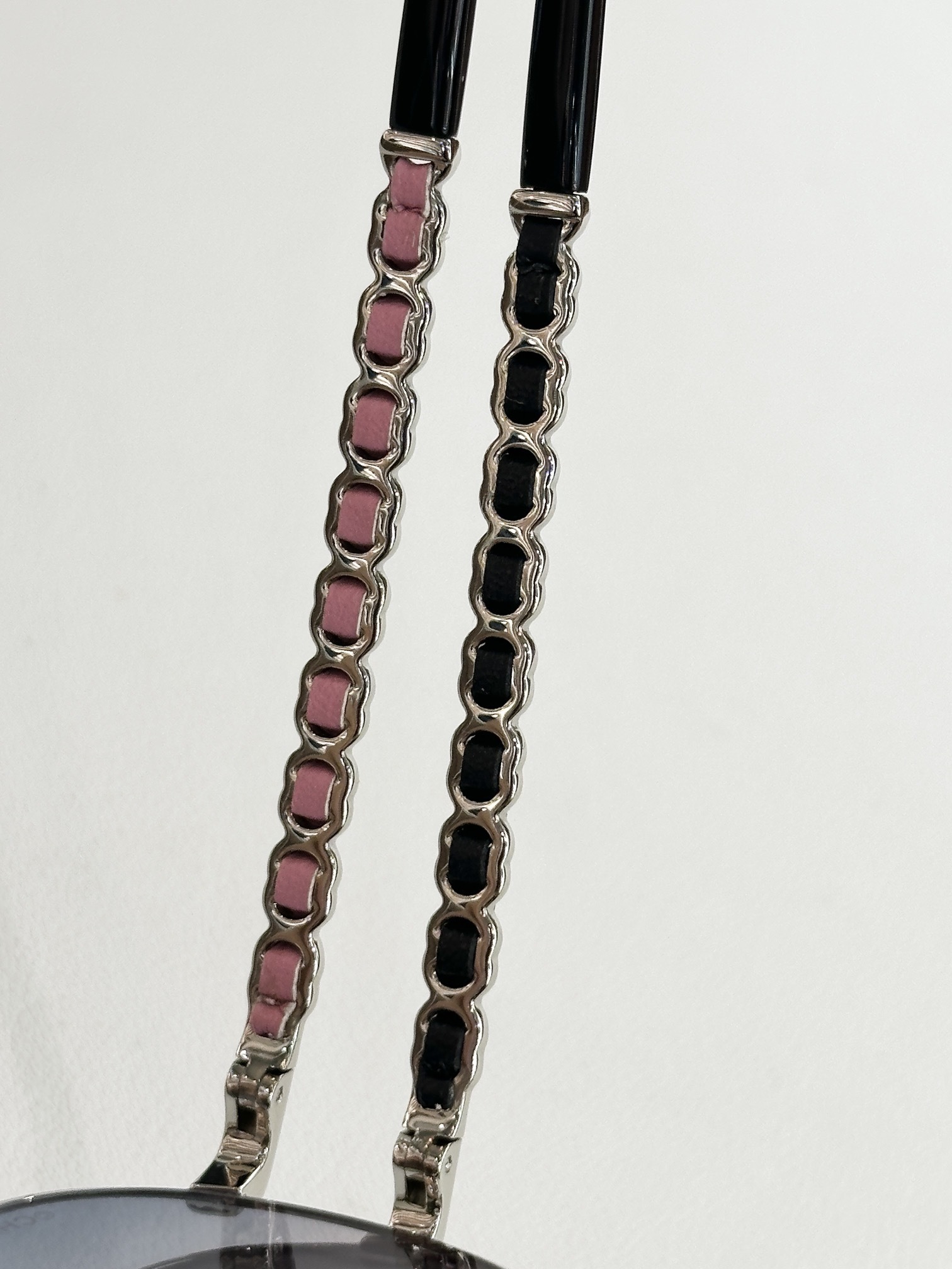 Chanel Luxury Aviator Sunglasses - Metal Frame with Chain Detail