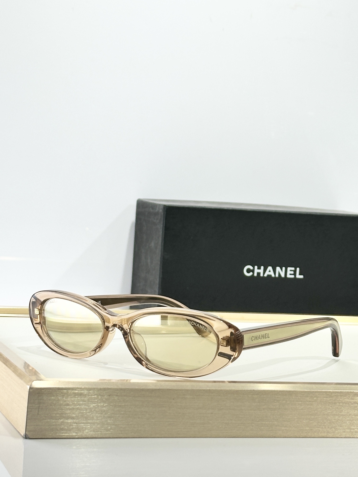 Chanel Luxury Oval Sunglasses – Vintage Inspired Designer Eyewear