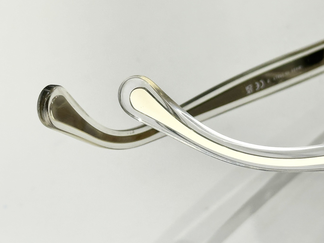 Chanel Oval Sunglasses - Transparent Light Grey Acetate Silver Lens