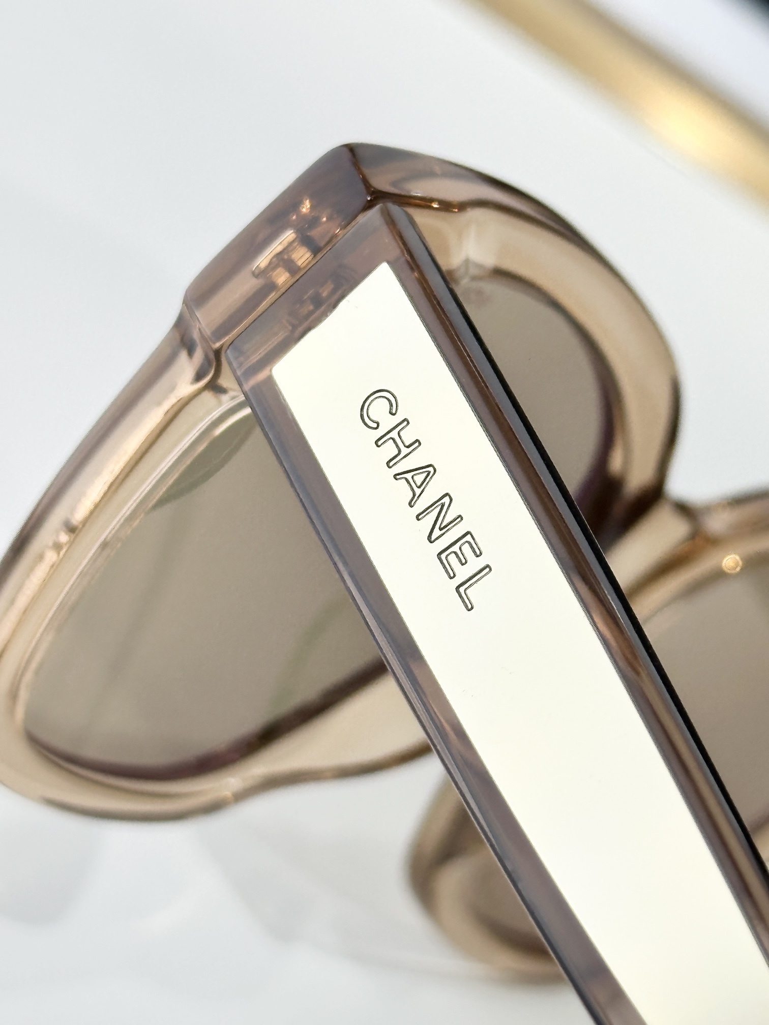 Chanel Luxury Oversized Square Eyeglasses - Transparent Frames