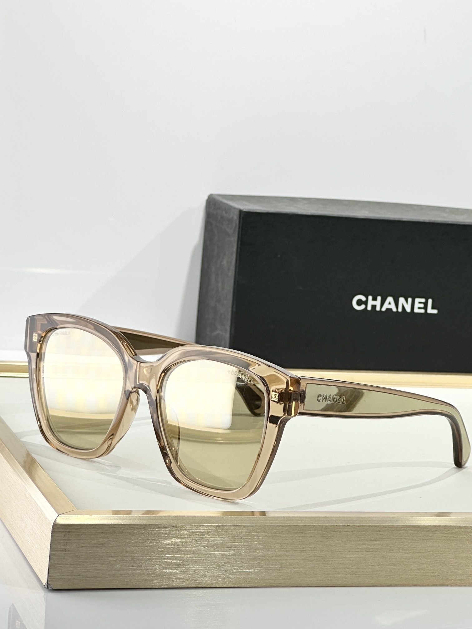 Chanel Luxury Oversized Square Eyeglasses – Transparent Frames