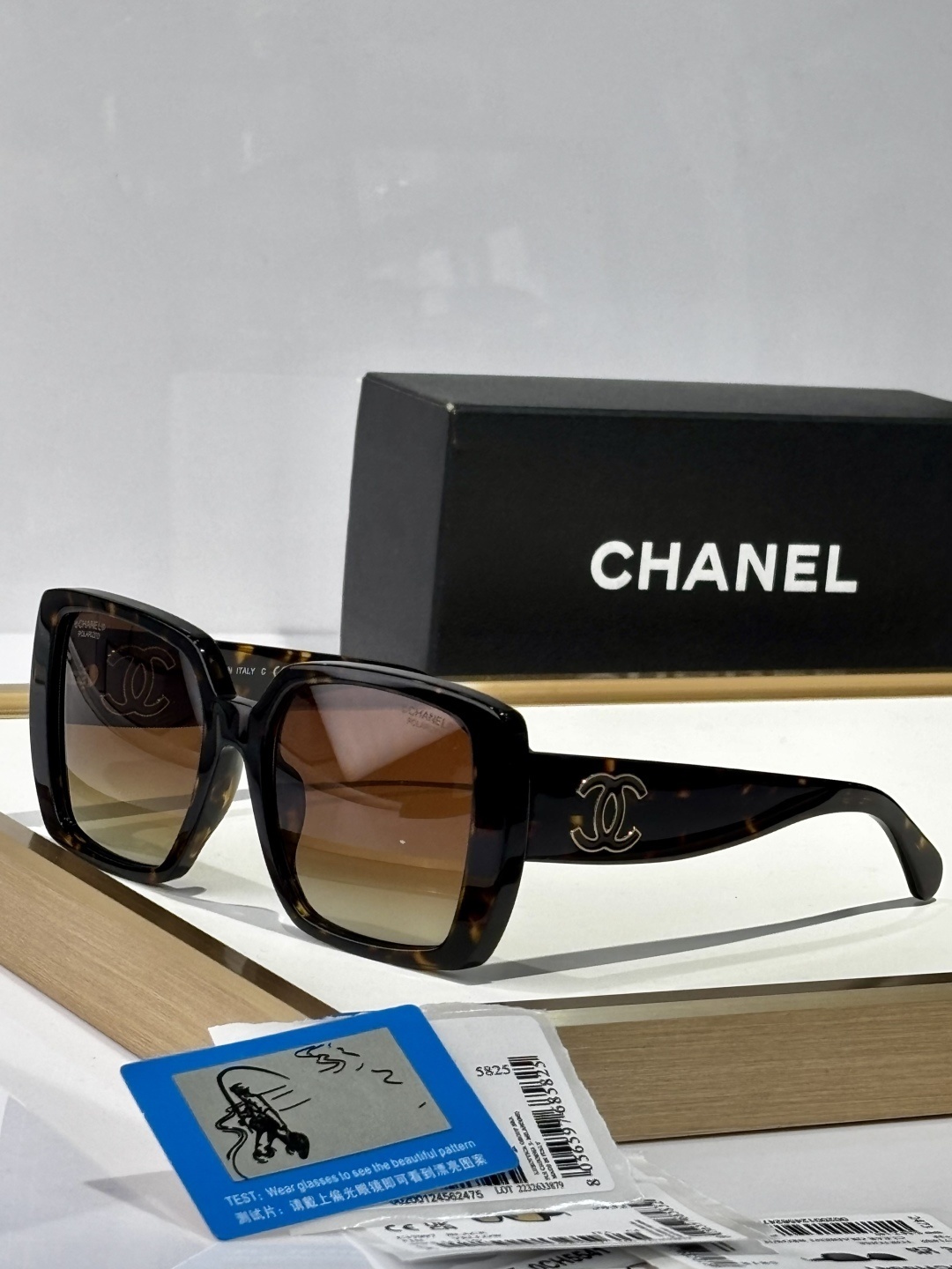 Chanel OCH5541 Luxury Oversized Square Sunglasses for Women