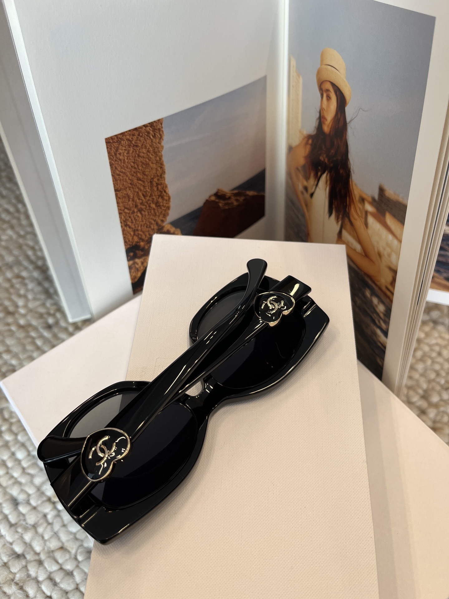 Chanel Oversized Polarized Sunglasses 5519 - Black Luxury Eyewear