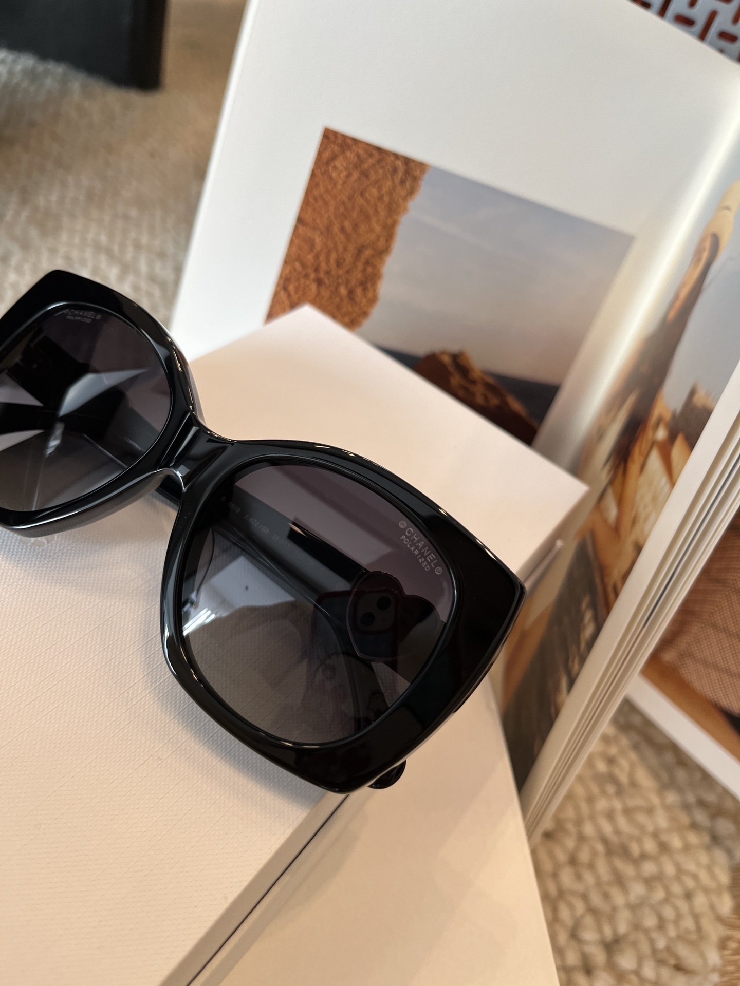 Chanel Oversized Polarized Sunglasses 5519 - Black Luxury Eyewear