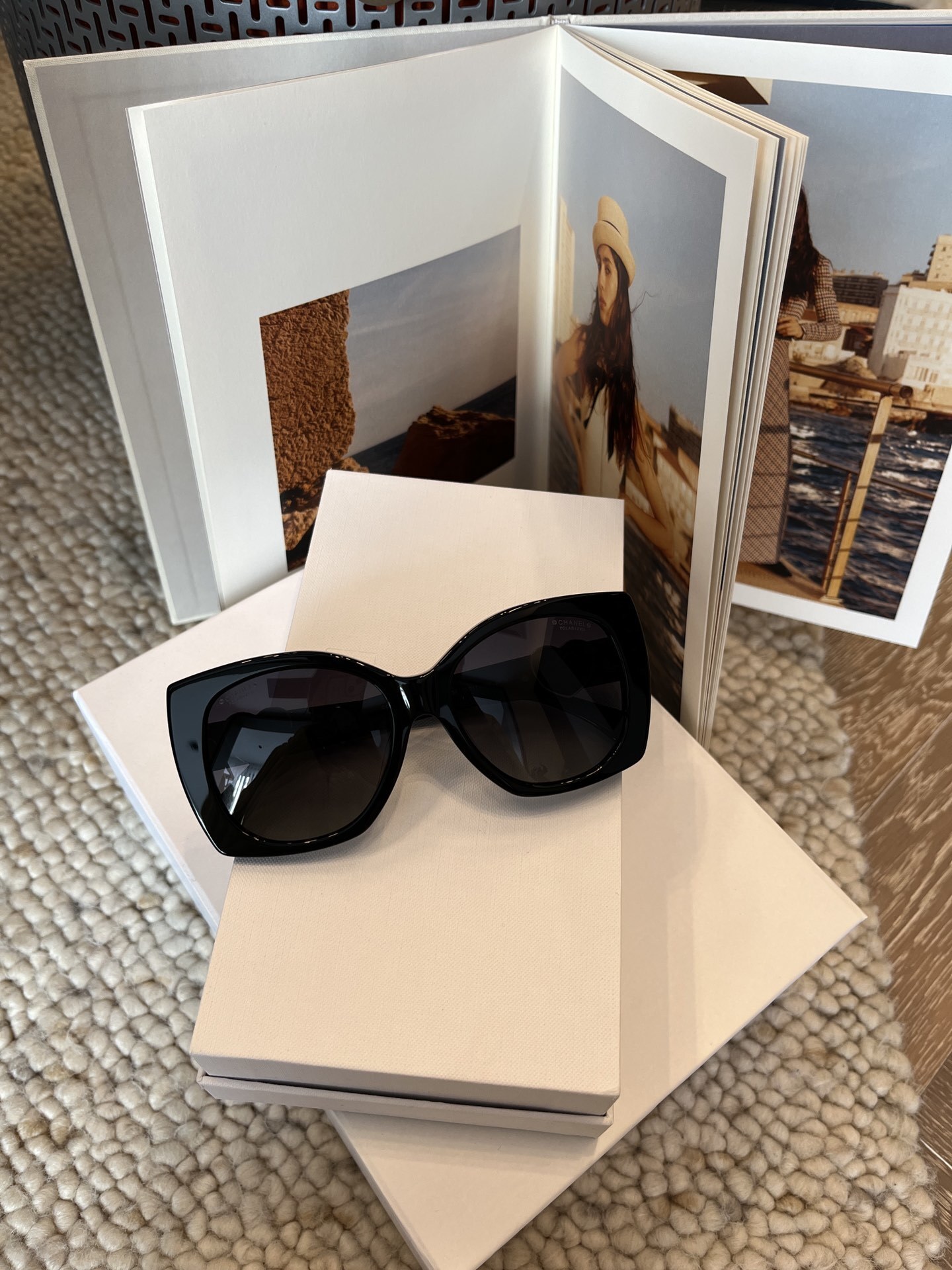 Chanel Oversized Polarized Sunglasses 5519 – Black Luxury Eyewear